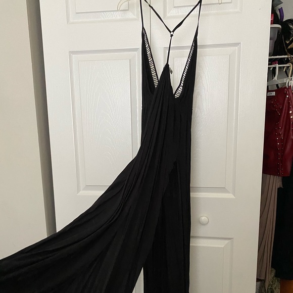 Black Maxi Coverup Dress - Picture 2 of 2